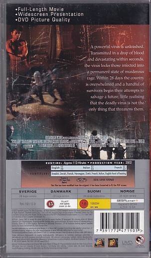 28 Days Later - PSP UMD Film (B Grade) (Genbrug)